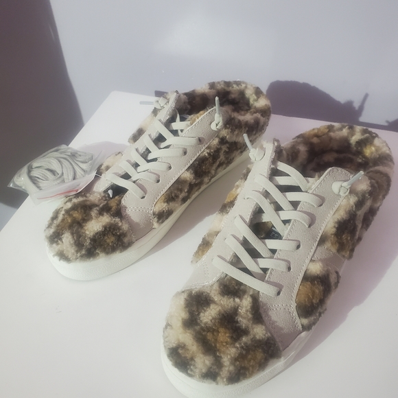 Vintage Havana fur mule sneaker slip on size 7.5 - Picture 2 of 7